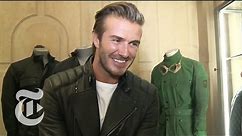 David Beckham Interview: Motorcycle Style at London Fashion Week | The New York Times