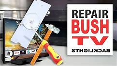 🛠 Repair BUSH TV DLED32HDS Vestel IPS62. NO IMAGE. Restore backlights with single LED-module