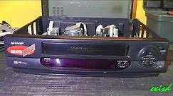 Sharp VC-MA30 video cassette recorder vhs vcr repair
