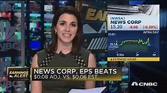 News Corp beats revenues and earnings