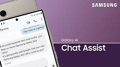 Translate texts on the Galaxy S24 series with Galaxy AI and Chat Assist | Samsung US