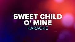 Sweet Child O' Mine - Guns N' Roses Karaoke - video Dailymotion