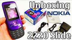 Nokia 2220 Slide Unboxing 4K with all original accessories RM-590 review