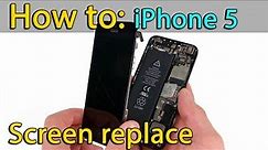 iPhone 5 screen replacement