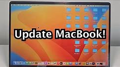 How to Update Your MacBook!
