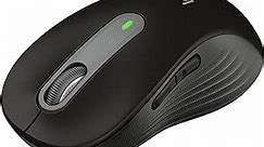 Logitech Signature M650 Wireless Mouse - For Small to Medium Sized Hands, 2-Year Battery, Silent Clicks, Customizable Side Buttons, Bluetooth, for PC/Mac/Multi-Device/Chromebook - Black