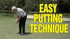 EASIEST PUTTING TECHNIQUE YOU'VE EVER SEEN (COPY THIS)!!