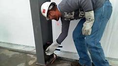 Mid Missouri Electricians bonding structural steel with thermite cadwelds