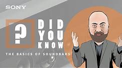Learn the basics: soundbars