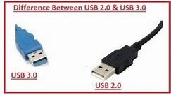 What is the difference between USB 2.0 vs. USB 3.0?