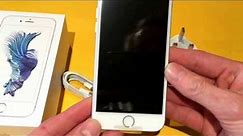 iPhone 6s 128GB Silver Unboxing