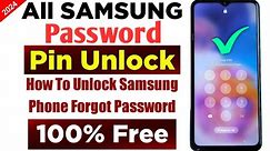 All Samsung 4G/5G Phone Pin Code Unlock | How to Unlock Samsung Phone if Forgot Password