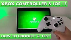 How to connect an Xbox One controller to an iPad or iPhone in iOS 13 (Fortnite & CTR Test)
