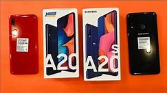 Samsung Galaxy A20s vs Samsung Galaxy A20