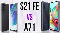 S21 FE vs A71 (Comparativo)