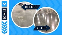 Concrete Floor Polishing Process | Before and After