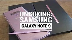 Samsung Galaxy Note 9 Unboxing