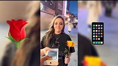 Giving roses 🌹 to get iPhone 📱