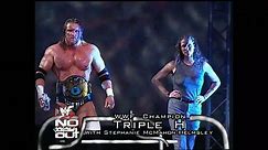 WWF No Way Out 2000 - Triple H vs. Cactus Jack Hell in a Cell WWE Championship Match