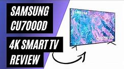 Samsung CU7000D 4K Smart TV - Review & Detailed Look