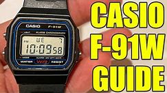 Casio F-91W User Guide – How to Set Time, Date, and More!