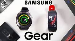 Samsung GEAR SPORT & GEAR FIT 2 PRO - Unboxing & Hands On!