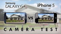 Galaxy S4 vs iPhone 5 - Camera Test Comparison