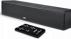 ZVOX Dialogue Clarifying Sound Bar with Patented Hearing Technology - AccuVoice TV Sound Bar with Twelve Levels of Voice Boost - Home Theater Audio TV Speakers Soundbar - AV157 Black