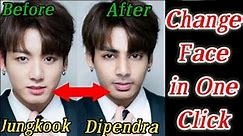 Change Face In One Click || Face Change Editing App | Image Editing 2021 | Reface App kaise Use Kare