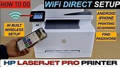 HP Laserjet Pro Printer WiFi Direct Setup !