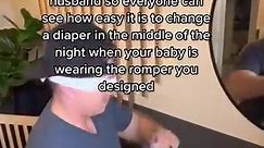 76_No more scary zippers! #babypajamas #diaperduty #dadduty #babyshowergift #parentingtips #babynightroutine #reels #reelsfb #reelsviral | Lorna F25