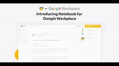 Notebook for Google Workspace