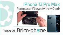 Comment changer l'écran de l'iPhone 12 PRO MAX (vitre tactile + afficheur Oled) ? TUTO Brico-Phone