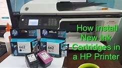 How to replace or install a HP Ink Cartridge?