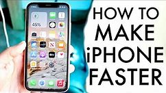 This Is How To Make Your iPhone Faster