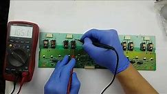 LCD TV Repair Tutorial - Backlight Inverter Common Symptoms & Solutions - How to Fix LCD TVs