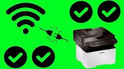 How to connect Samsung Wireless printer to your Wifi network