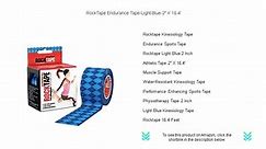 RockTape Endurance Tape-Light Blue-2" X 16.4'