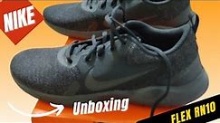 Nike Flex experience RN 10 | Black/DK Smoke Grey|Unboxing review