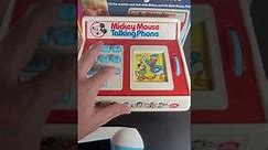 Vintage mickey mouse talking phone from 1974 works!