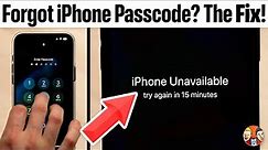 Forgot iPhone Passcode? Here's The Fix! [2023]