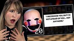 NEW FNAF FAN REACTS TO ALL ULTIMATE CUSTOM NIGHT LINES