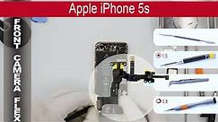 How to replace 📷 front-facing camera 🍎 Apple iPhone 5s A1533, A1453, A1457, A1530
