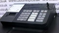 Casio SE-S10 / PCR-T280 Cash Register Instructions: Paper Saving Function