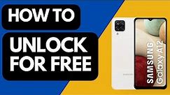 Samsung Galaxy A12 Unlock | SIM Network Unlock PIN | Use any SIM card| Carrier Unlock Samsung A12