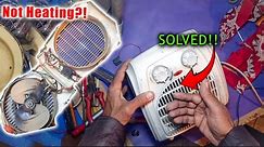 Fan Heater Not Blowing Hot Air Problem | How to Repair Electric Fan Heater