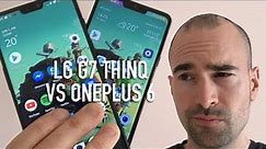 LG G7 vs OnePlus 6 | Side-by-side comparison