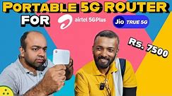 5G Pocket Wi-Fi Router for Airtel or Jio 5G - ZTE F50 Demo