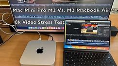 2023 Mac mini Pro M2 Vs. M2 MacBook Air with 8k Video