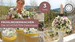 DIY - SCHÖNSTE FRÜHLINGSDEKOKUGEL, GESÜNDESTER FRÜHLINGSEISTEE EVER - das MUSST du nachmachen 🤩😍